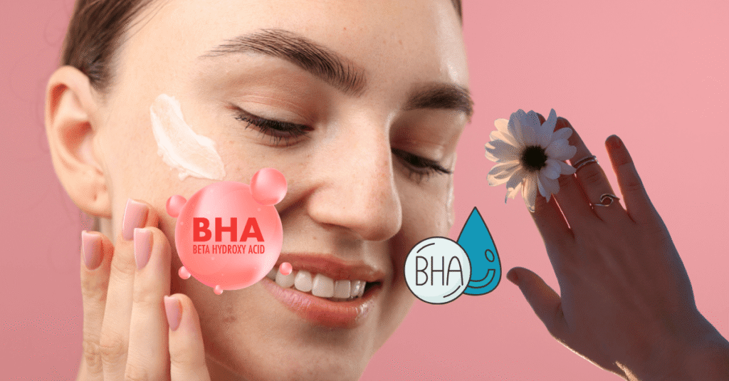 What does beta-hydroxy acid do for skin?